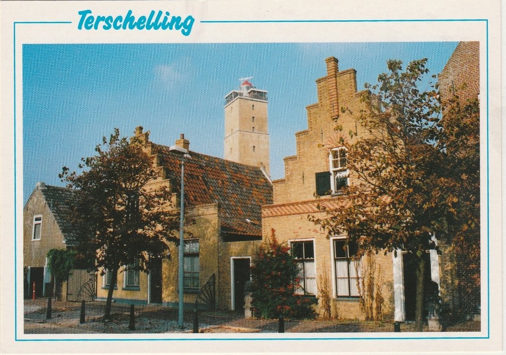 WEST TERSCHELLING Gevels, Verzenden, 1980 tot heden, Gelopen, Waddeneilanden