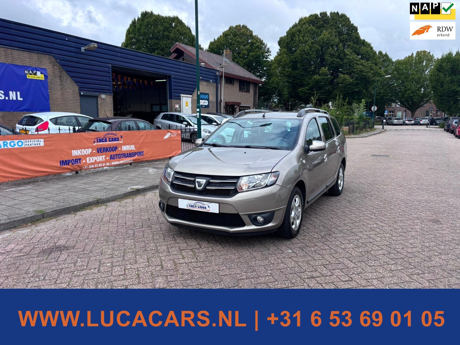 Dacia Logan MCV 0.9 TCe Prestige Cruise Navi Airco 2X SLEUTE, Voorwielaandrijving, Parkeersensor, Bruin, Origineel Nederlands