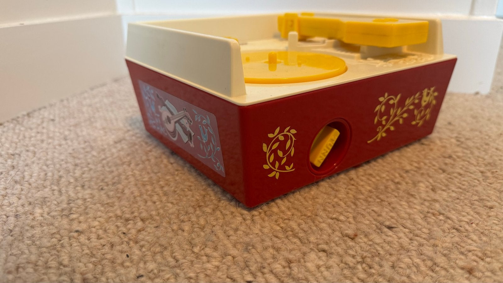 Vintage Fisher-Price Platenspeler - Rood/Geel Speelgoed, Ophalen, Gebruikt, Platenspeler, Overige merken