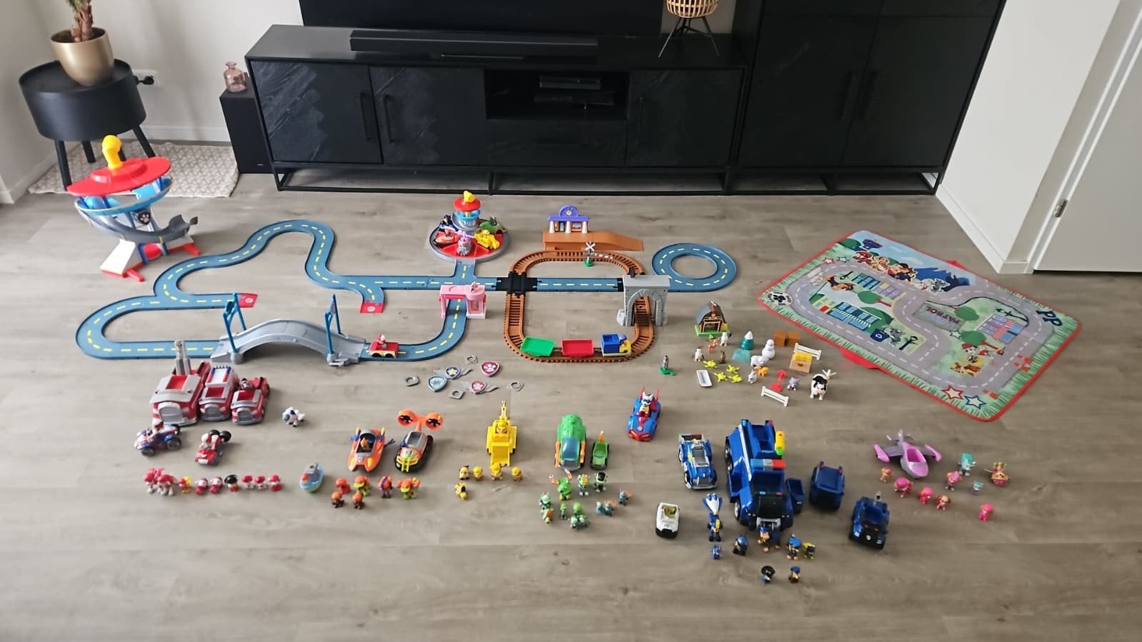 Grote Paw Patrol speelset, Kinderen en Baby's, Speelgoed | Actiefiguren, Ophalen, Gebruikt