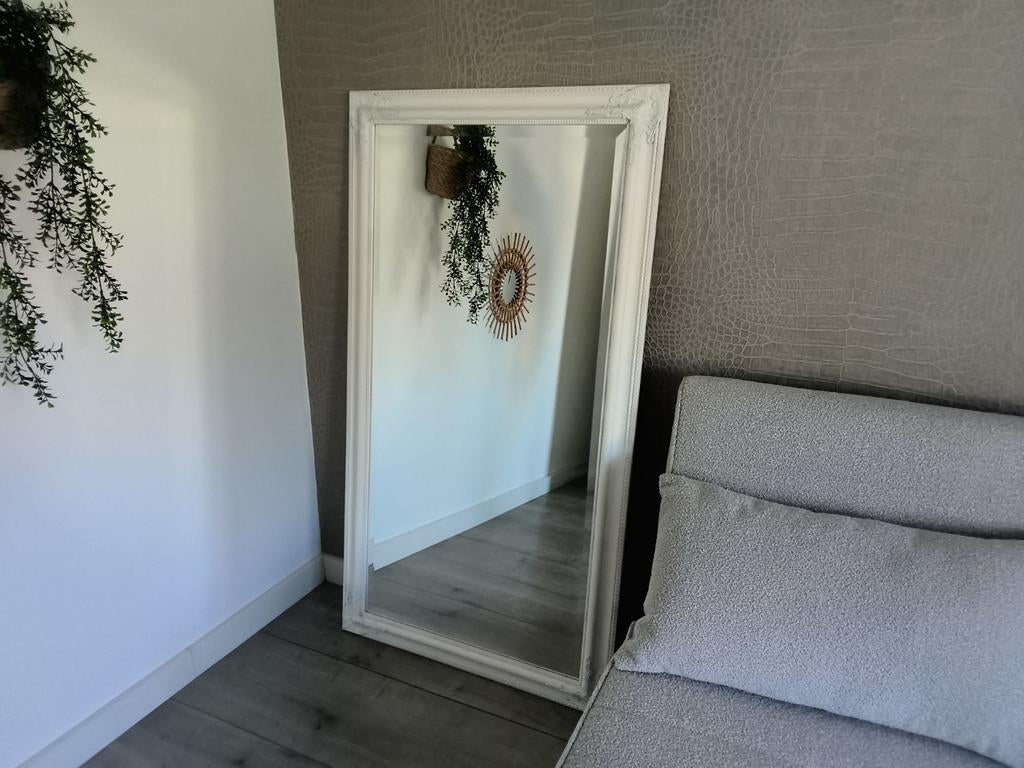 Spiegel met facet geslepen glas, Ophalen of Verzenden