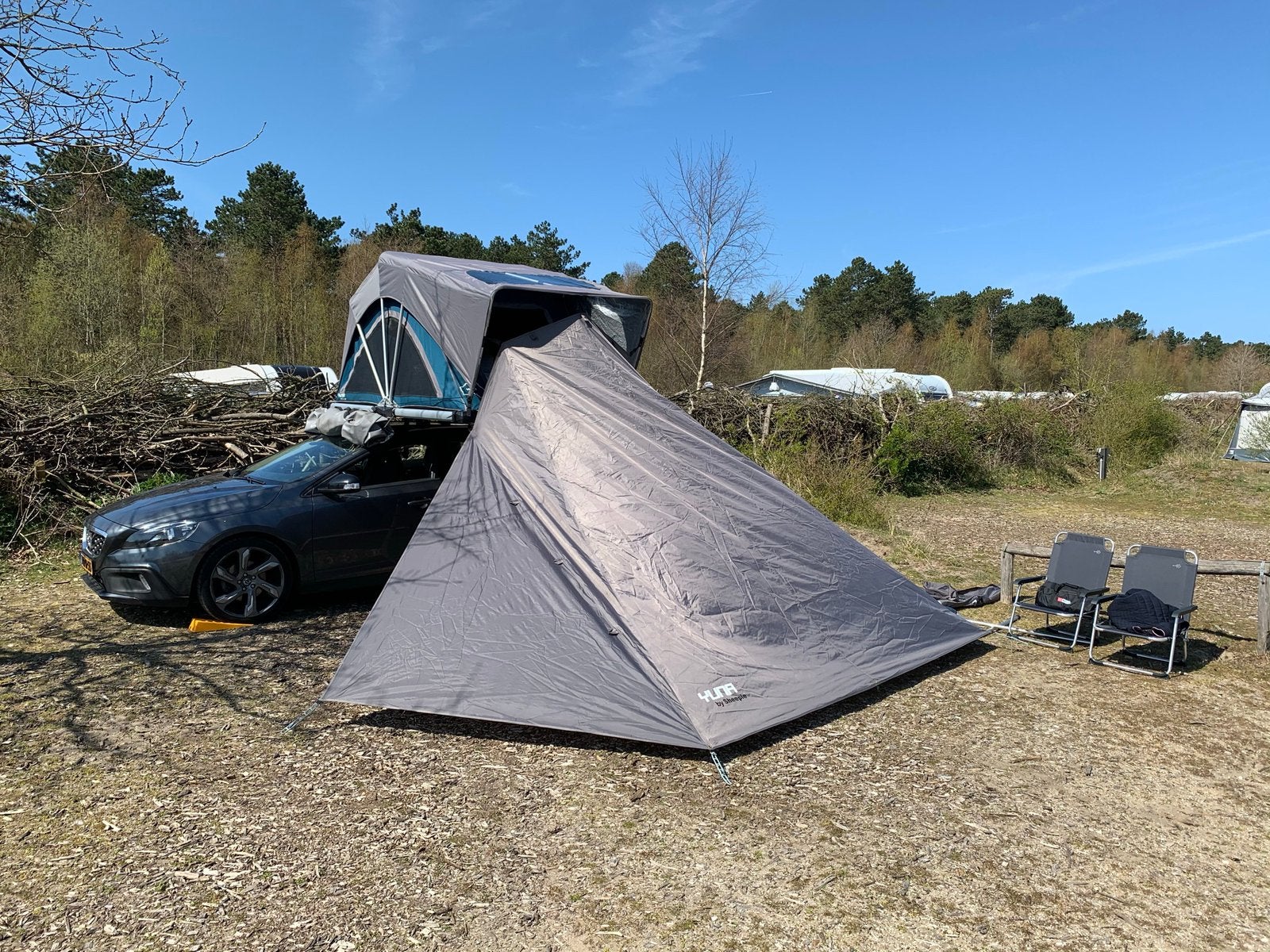 Daktent Sheepie Yuna 140 plus extra’s, Caravans en Kamperen, Ophalen, Gebruikt, Tot en met 2