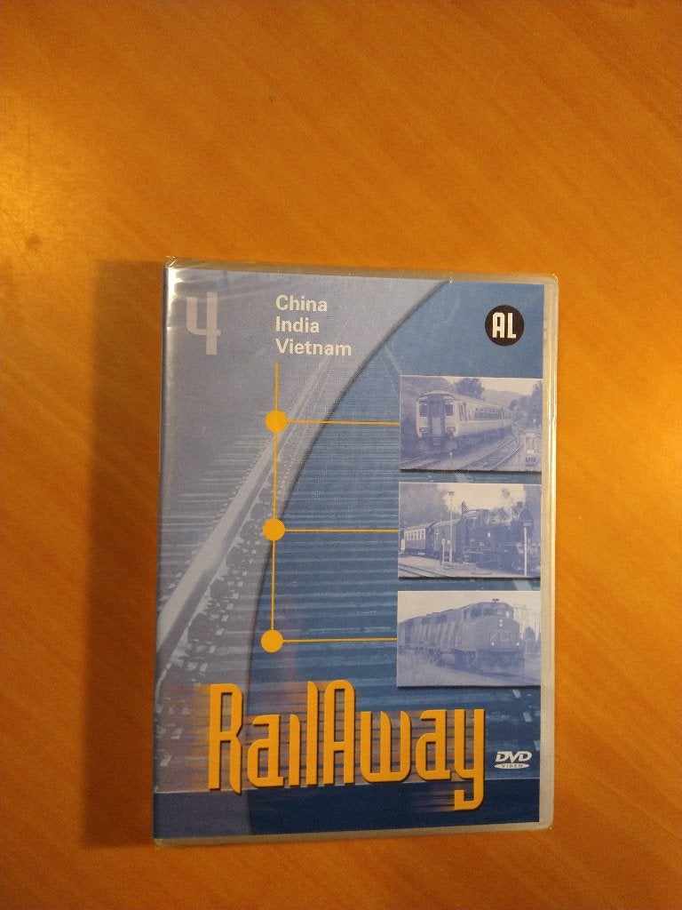 DVD Rail Away. China, India, Vietnam, Alle leeftijden, Nieuw in verpakking, Reizen, Ophalen of Verzenden