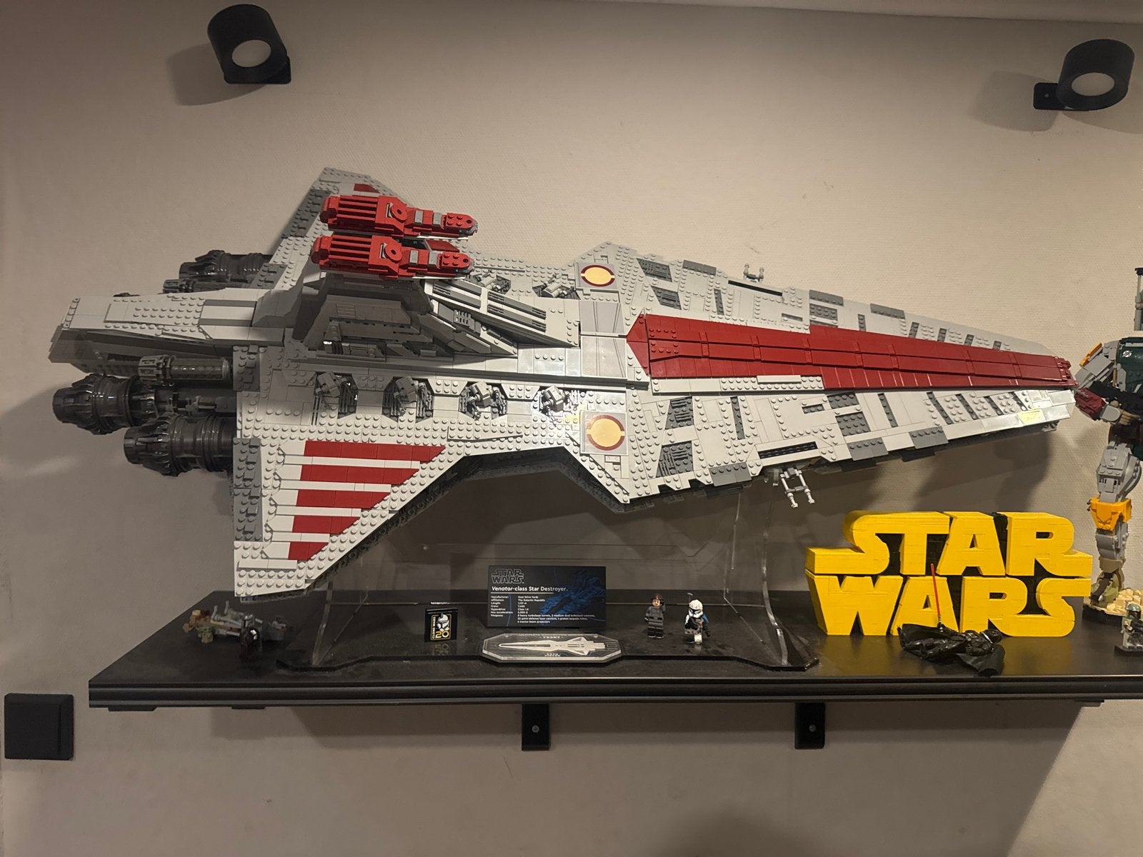 LEGO Star Wars Venator UCS met wicked bricks standaard, Ophalen, Zo goed als nieuw, Overige merken