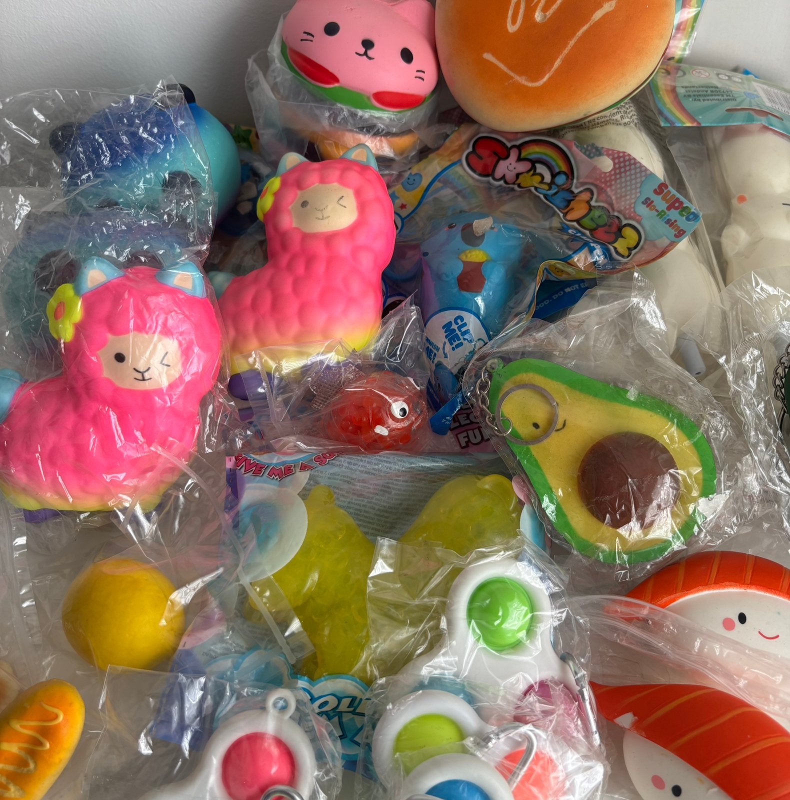Squishy squishys kat alpaca panda sushi pop its | per stuk, Ophalen of Verzenden