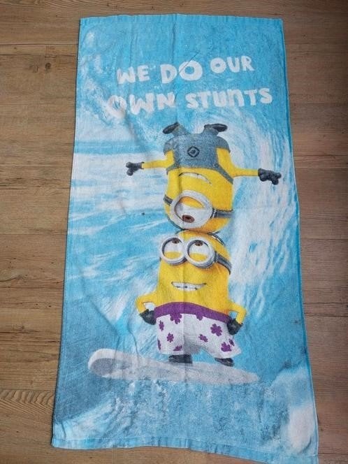 Strandlaken/badlaken kind Minions, Minions, Jongen of Meisje, One size, Ophalen of Verzenden