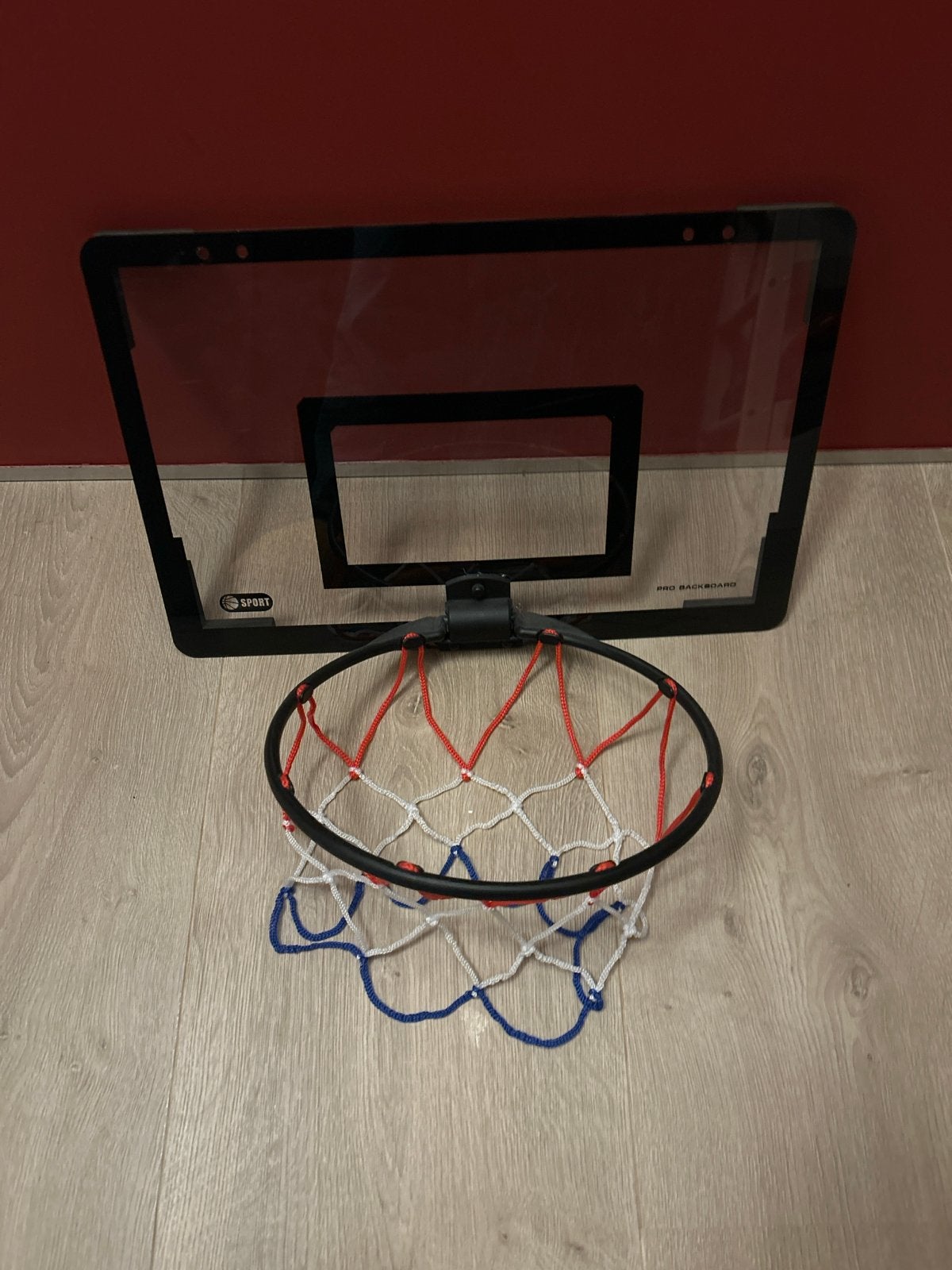 Basketbalring met bord - Zo goed als nieuw, Sport en Fitness, Ophalen of Verzenden, Zo goed als nieuw, Ring, Bord of Paal
