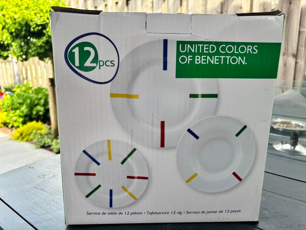 United colors of Benneton servies, Ophalen, Nieuw, Overige stijlen, Porselein