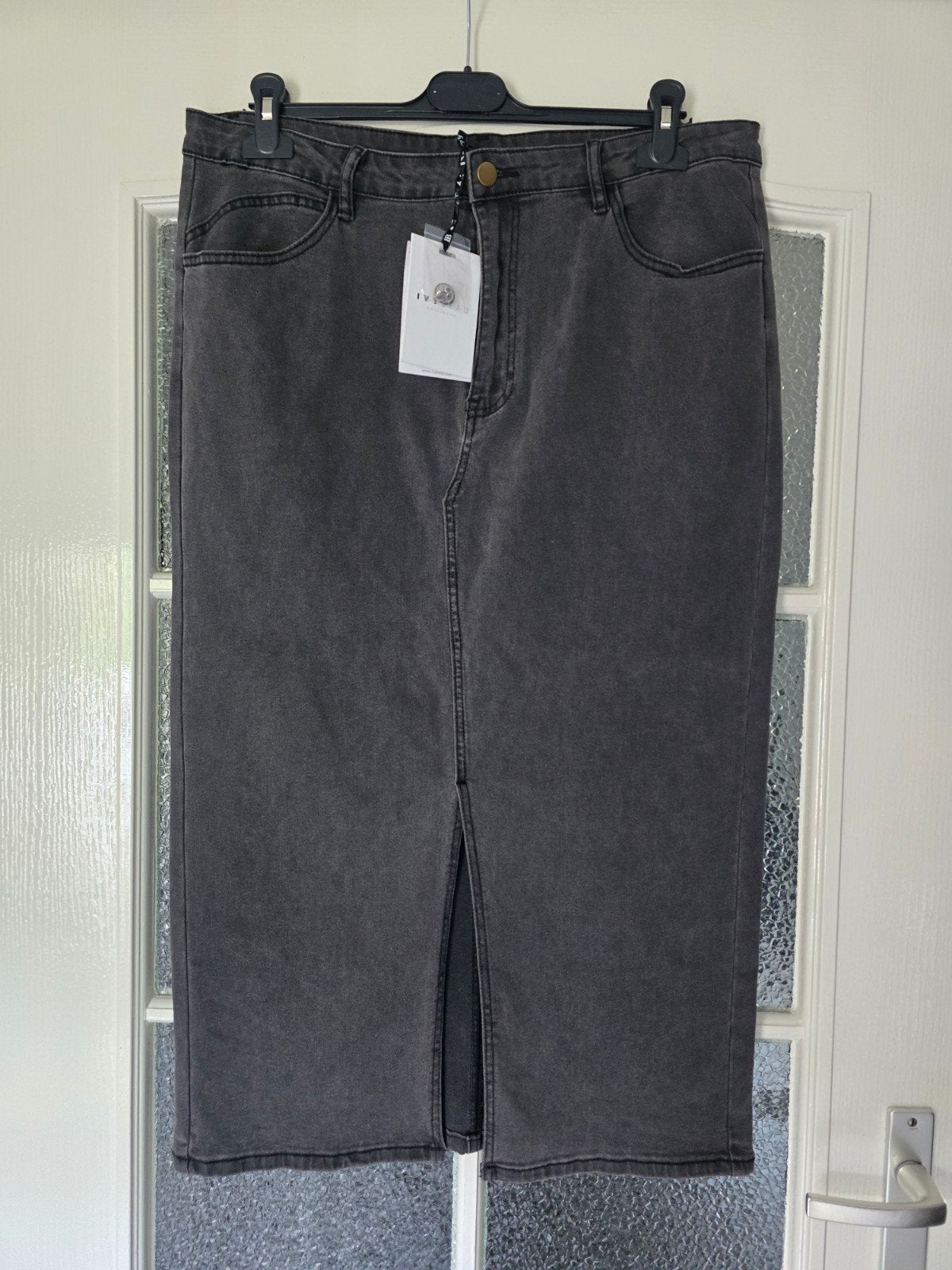 Nieuw ivy beau rok maat 44 spijker grijs, Maat 42/44 (L), Nieuw, Ophalen of Verzenden, Grijs
