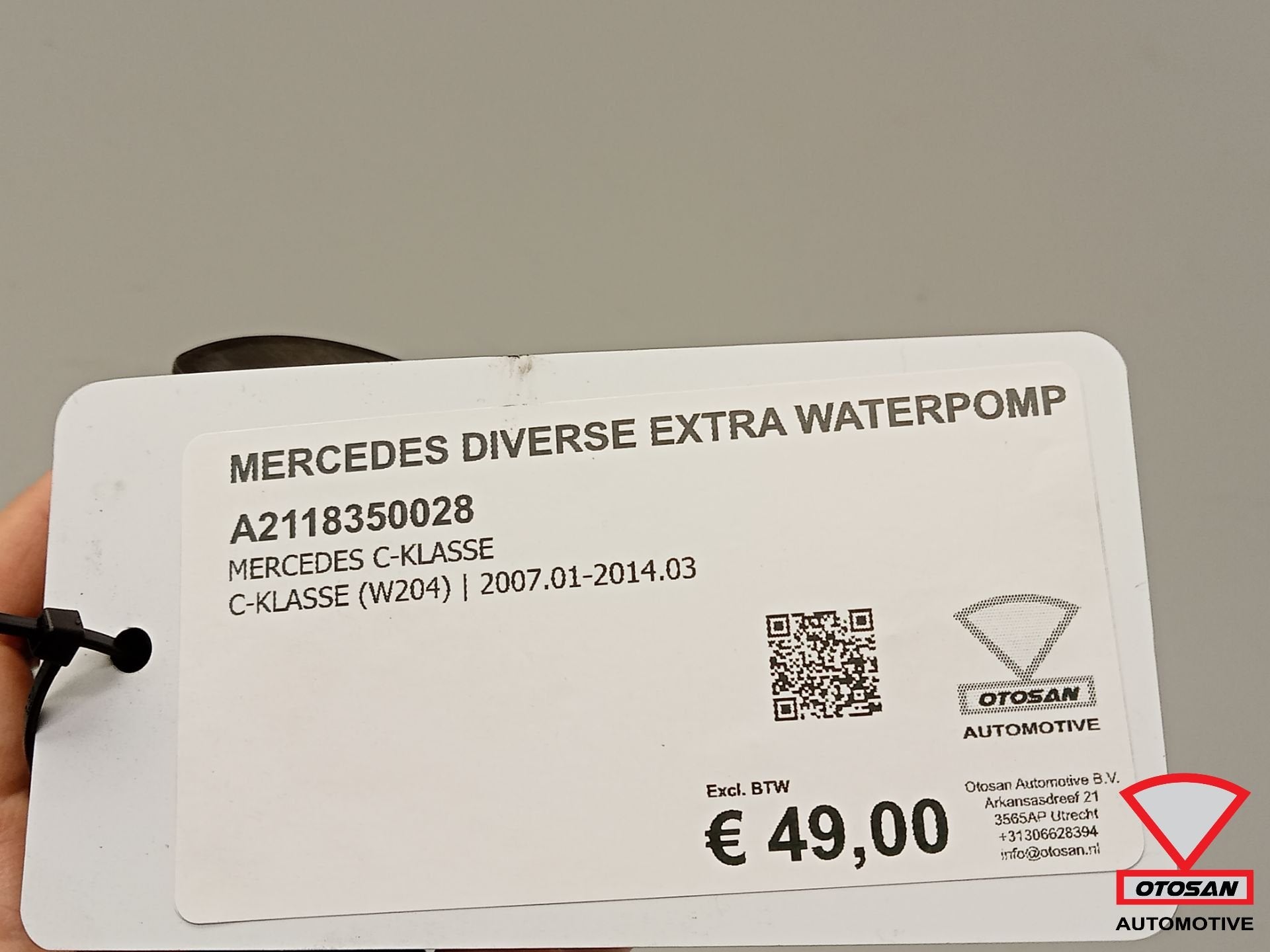 Mercedes Diverse Extra Waterpomp A2118350028, Gebruikt, Mercedes-Benz AG, Mercedes-Benz, Ophalen of Verzenden