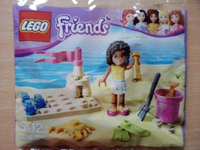 Lego | Friends | Andrea op het Strand | 30100, Kinderen en Baby's, Speelgoed | Duplo en Lego, Lego, Gebruikt, Lego, Ophalen of Verzenden