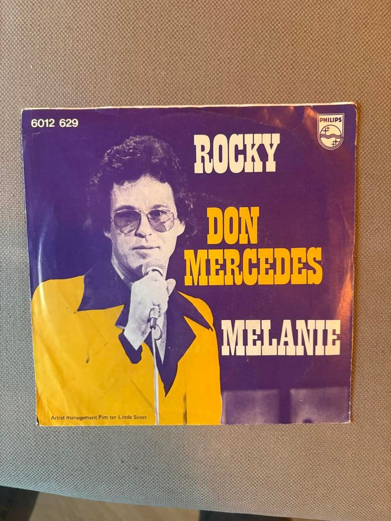 Rocky - Don Mercedes / Melanie (Philips Single), Cd's en Dvd's, Vinyl | Nederlandstalig, Ophalen of Verzenden, Zo goed als nieuw