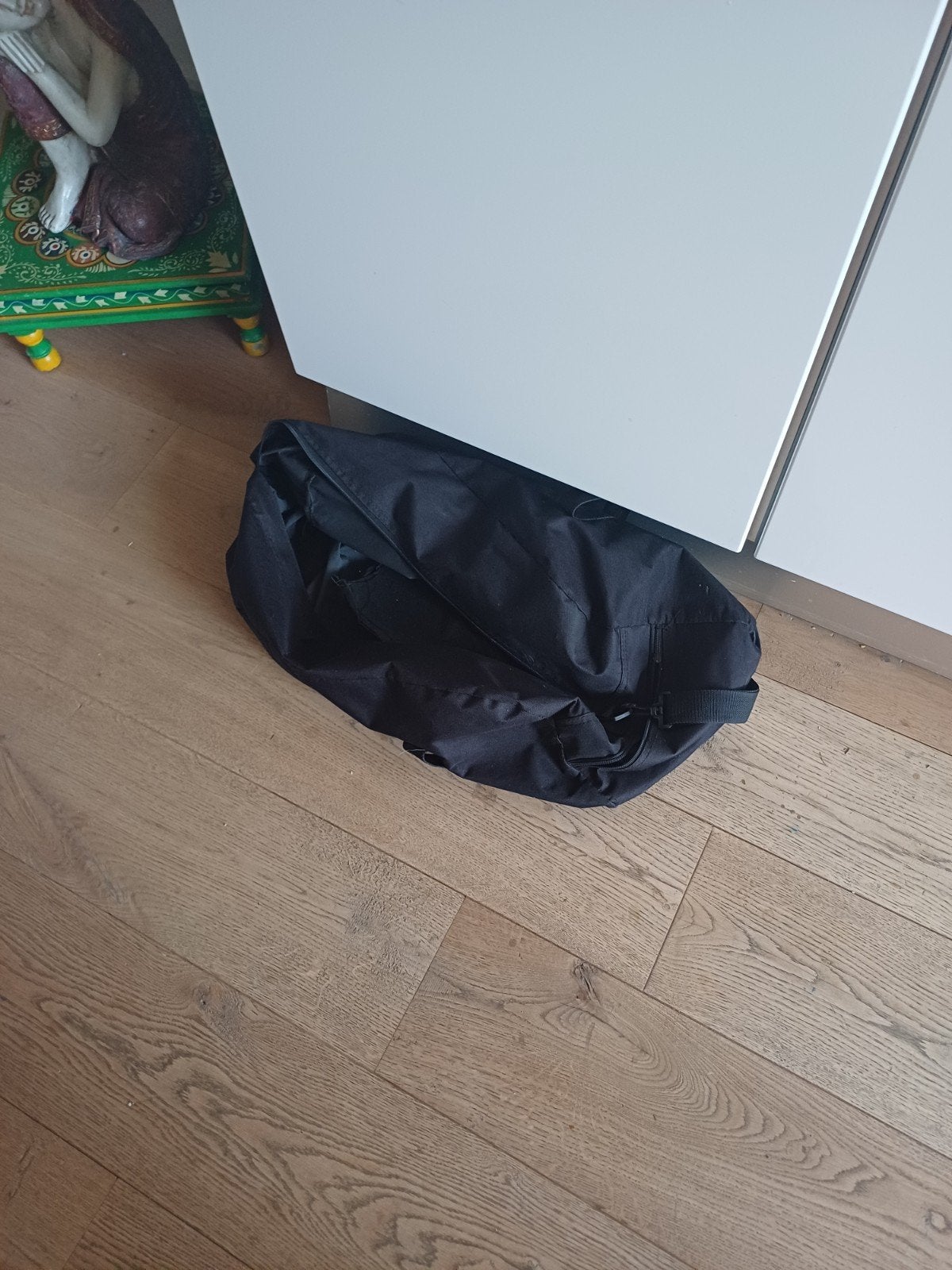 Mooie stevige zwarte weekendtas, Ophalen of Verzenden, Zo goed als nieuw