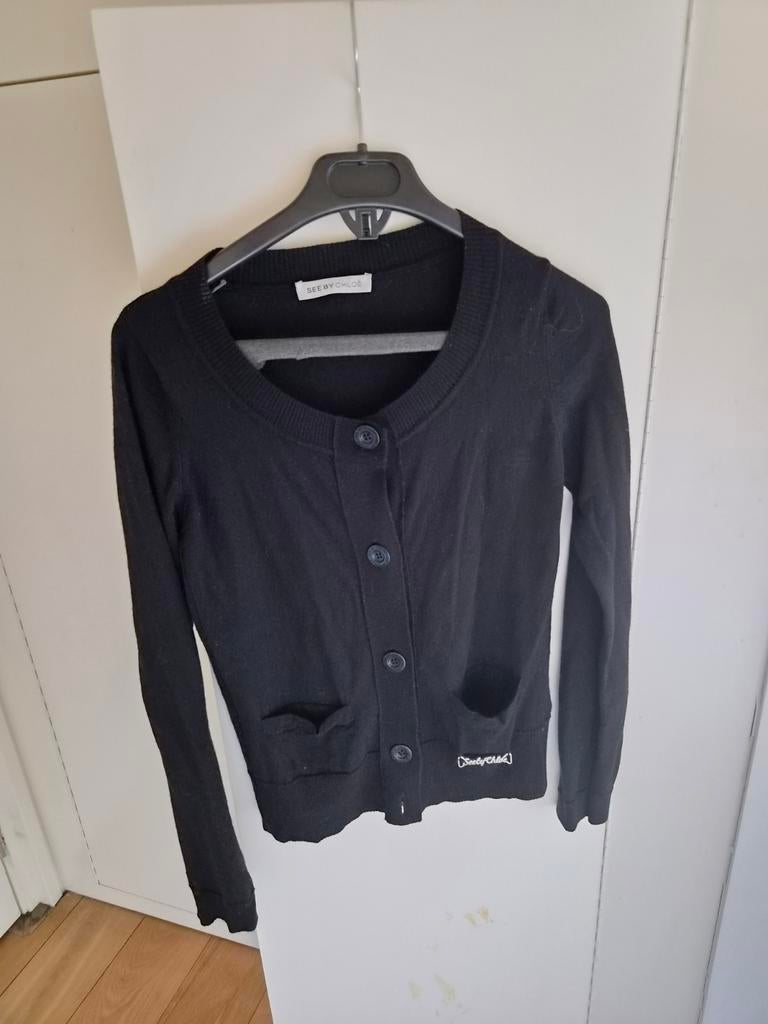 See by Chloe zwart vestje S, Ophalen of Verzenden, Zo goed als nieuw, Zwart