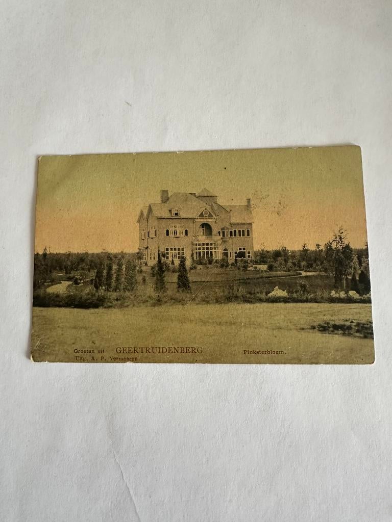 Oude ansichtkaart Geertruidenberg 1907, Verzamelen, Ansichtkaarten | Nederland, Ophalen of Verzenden, Voor 1920, Zuid-Holland