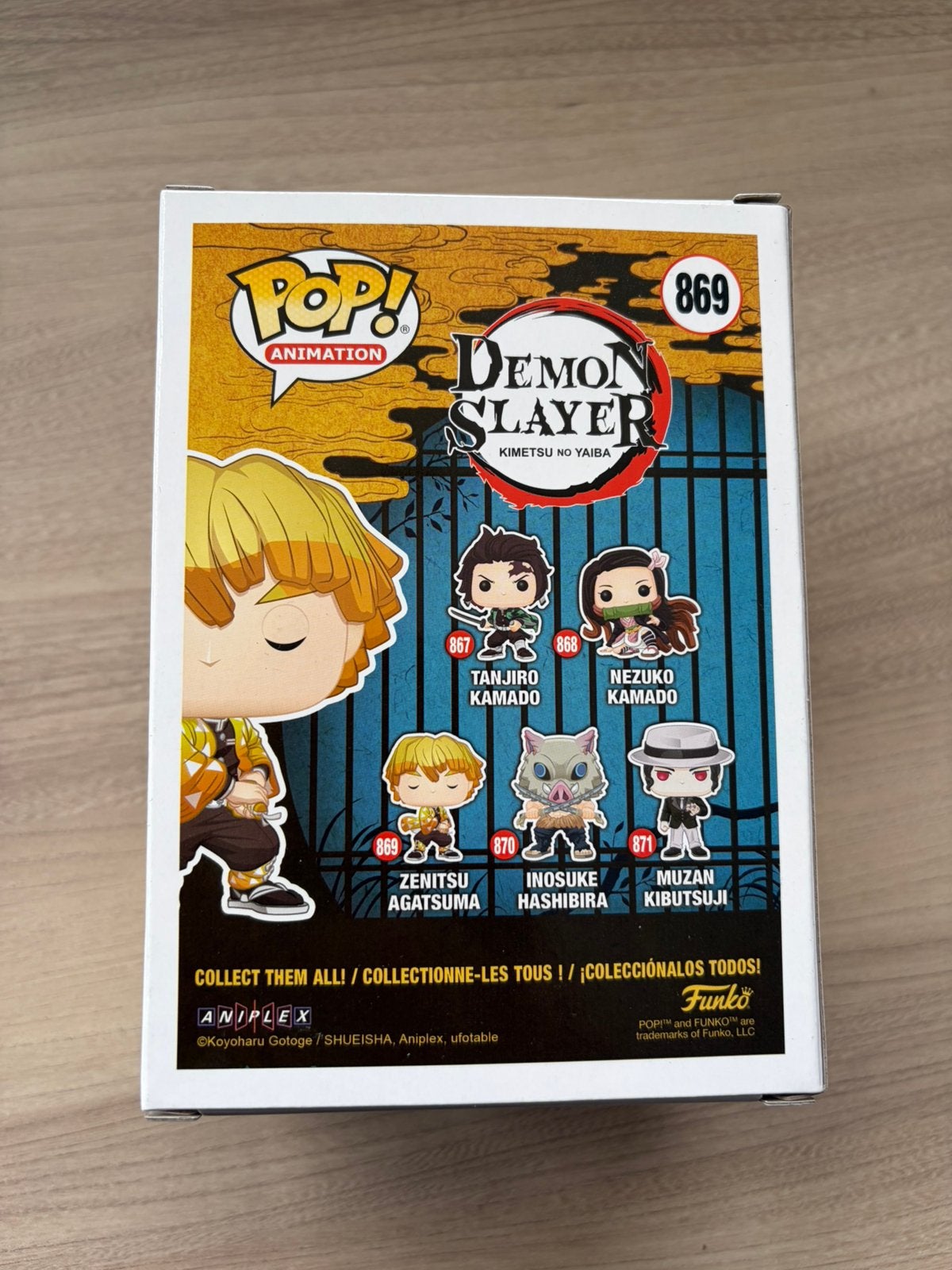Funko Pop! Demon Slayer Zenitsu Agatsuma #869 Vinyl with Box, Verzamelen, Ophalen of Verzenden, Funko Europe, Supportemea@funko.com