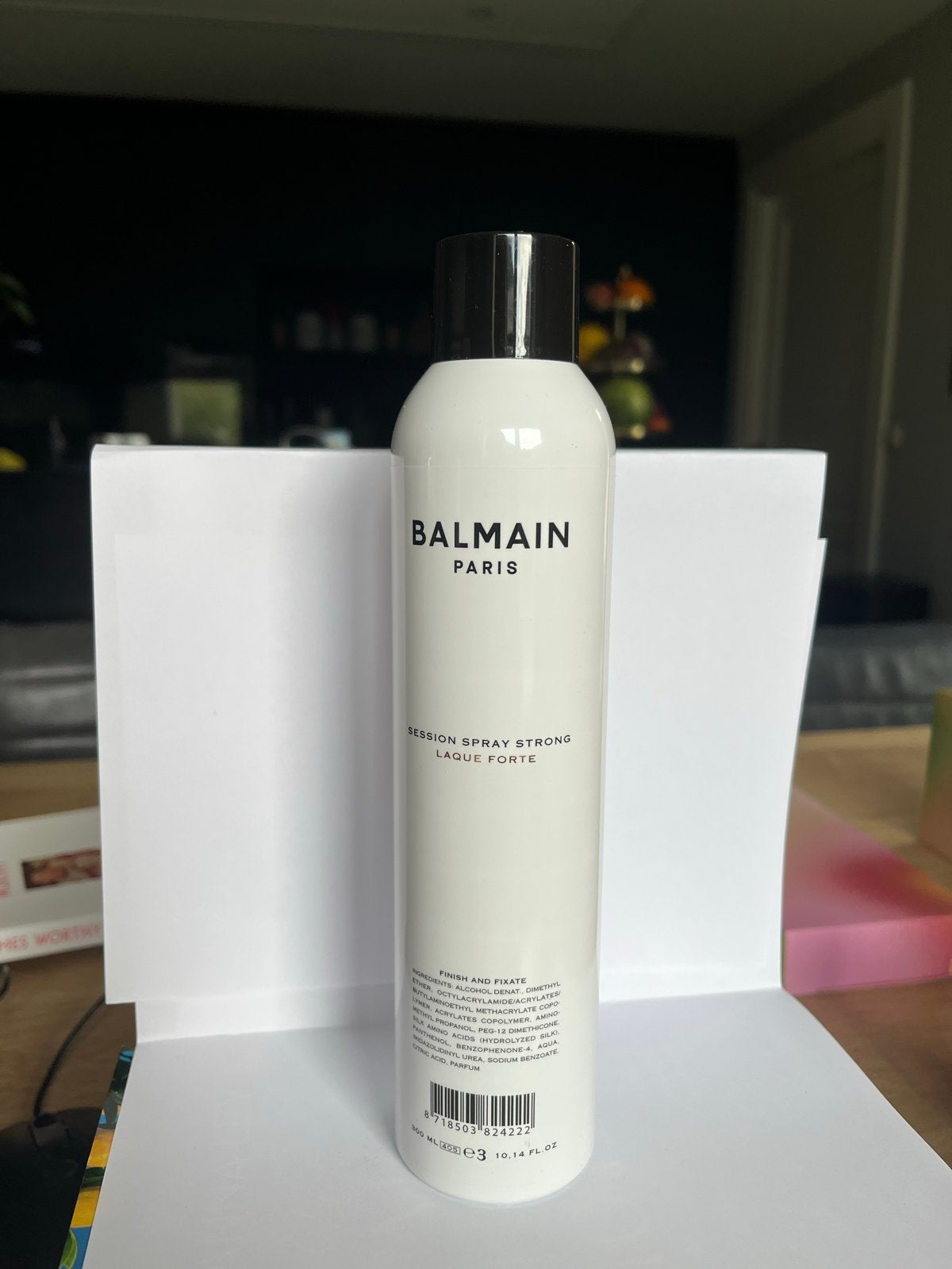 Balmain Session Spray Strong Laque Forte - Haarlak, Ophalen of Verzenden, Nieuw, Gel, Wax, Haarlak of Mousse