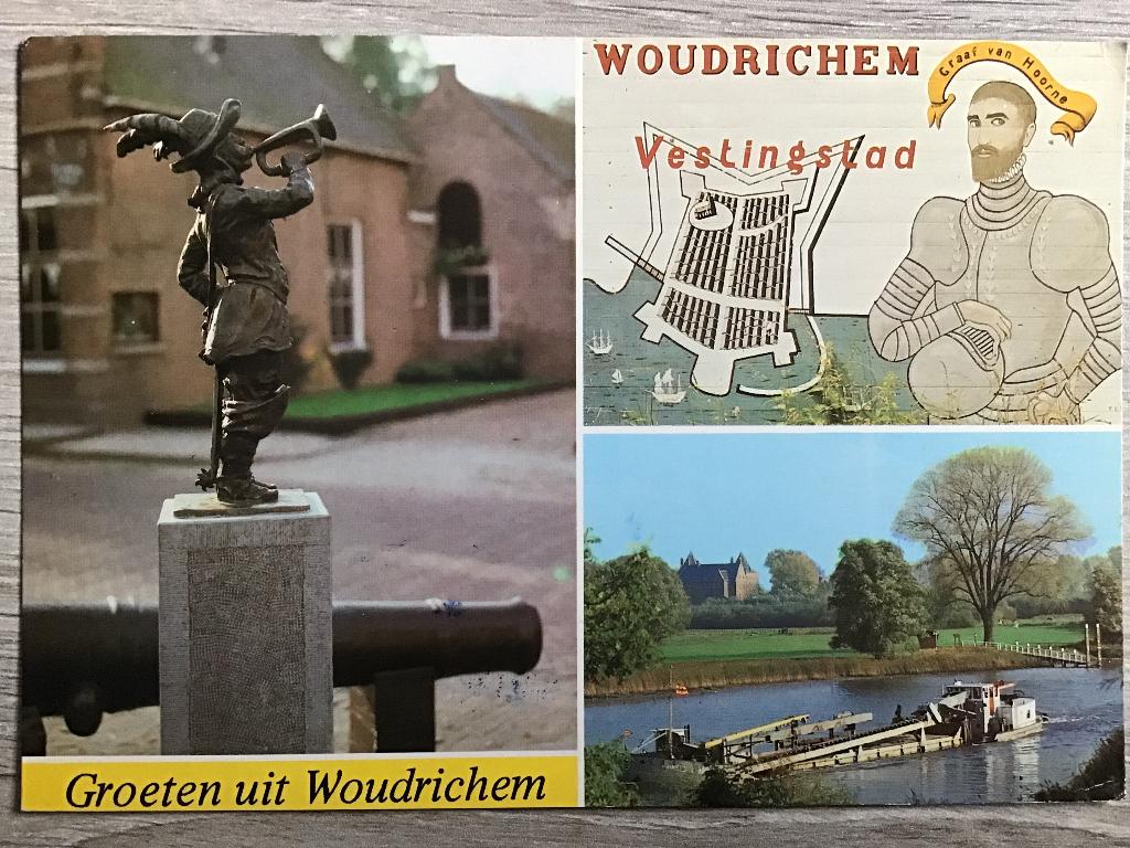 Woudrichem Groeten uit 1997, Verzamelen, Ansichtkaarten | Nederland, Verzenden, 1980 tot heden, Gelopen, Noord-Brabant