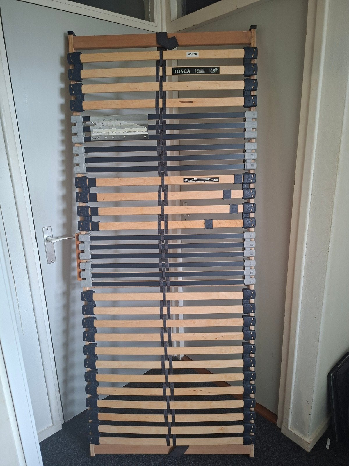 Tosca Lattenbodems 2 stuks 80x200 cm, Huis en Inrichting, Slaapkamer | Matrassen en Bedbodems, Ophalen, Zo goed als nieuw, Eenpersoons