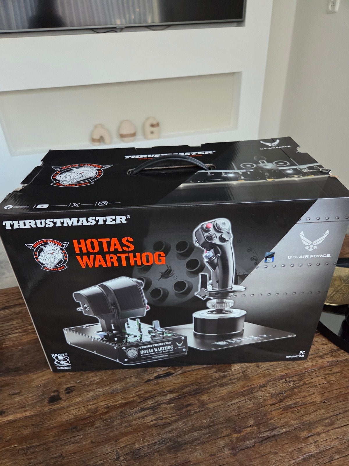 Thrustmaster HOTAS Warthog & Universele Tafelhouder, Ophalen of Verzenden