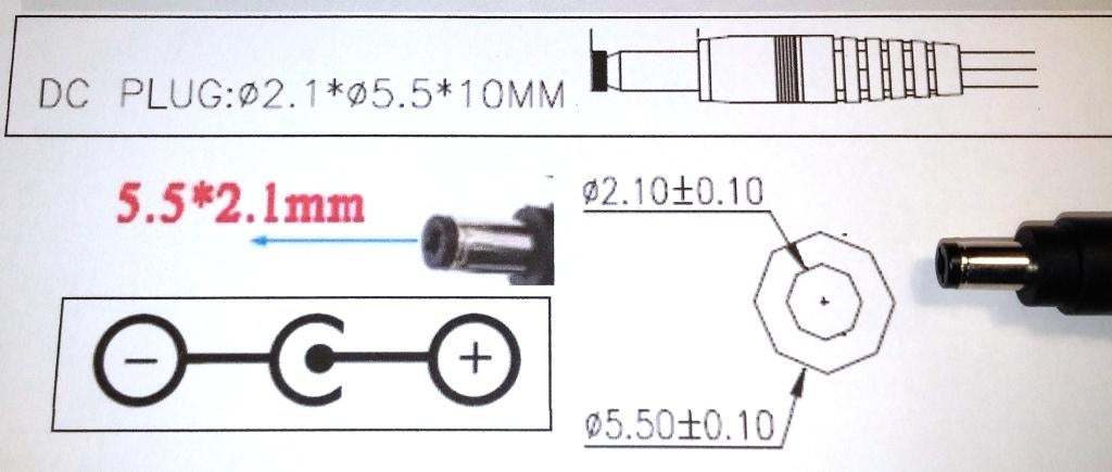 LITE-on PA-1041-81 12V 3.33A 40W ADP-40DD B Adapter oplader, Computers en Software, Monitoren, IPS, 101 t/m 150 Hz, Nieuw, Full HD