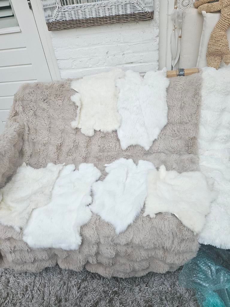 Konijnenvacht 6 stuks, Huis en Inrichting, Woonaccessoires | Overige, Ophalen of Verzenden