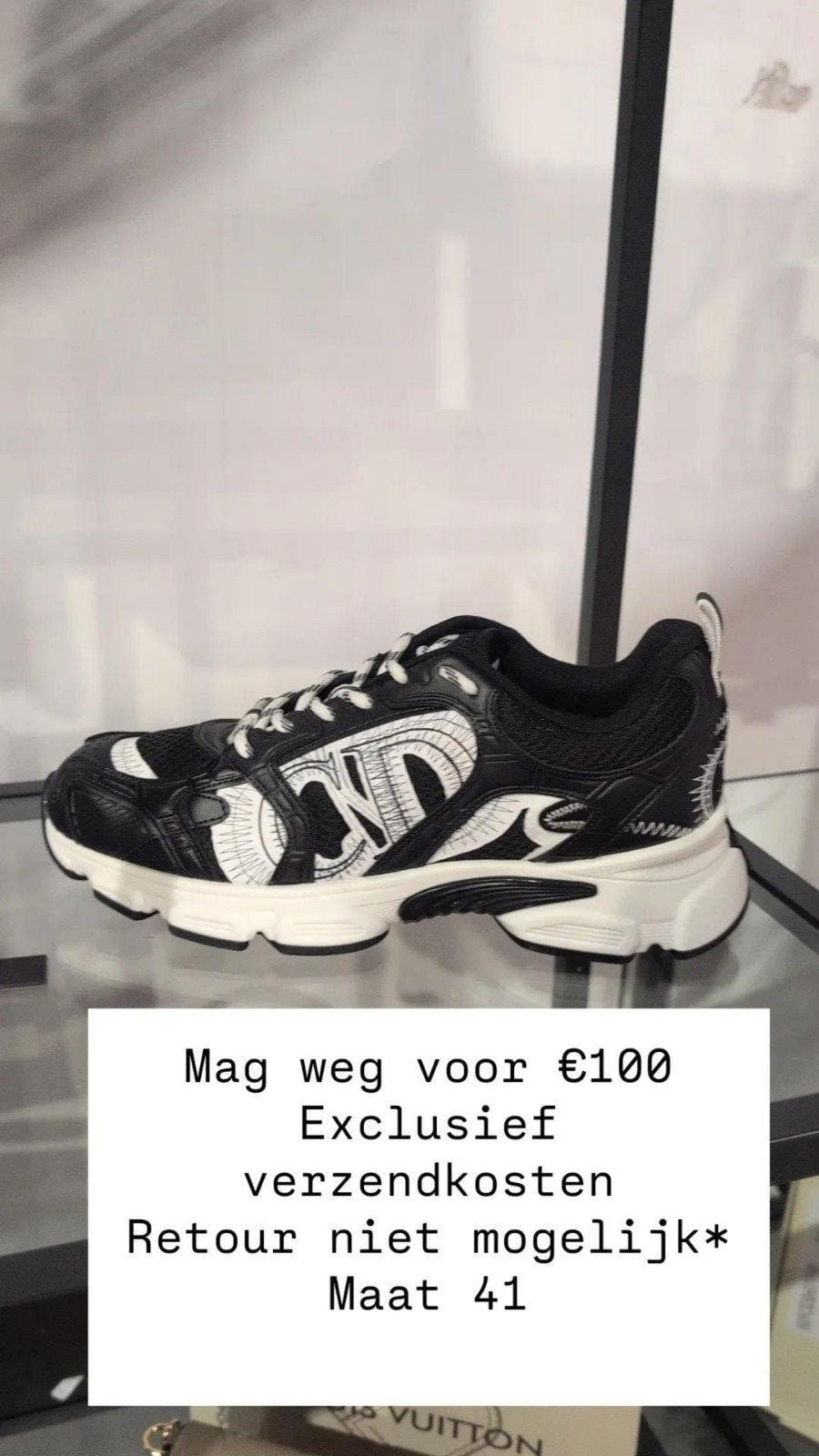 Heren schoenen maat 41 met doos en toebehoren VASTE PRIJS€60, Ophalen of Verzenden, Zo goed als nieuw, Schoenen