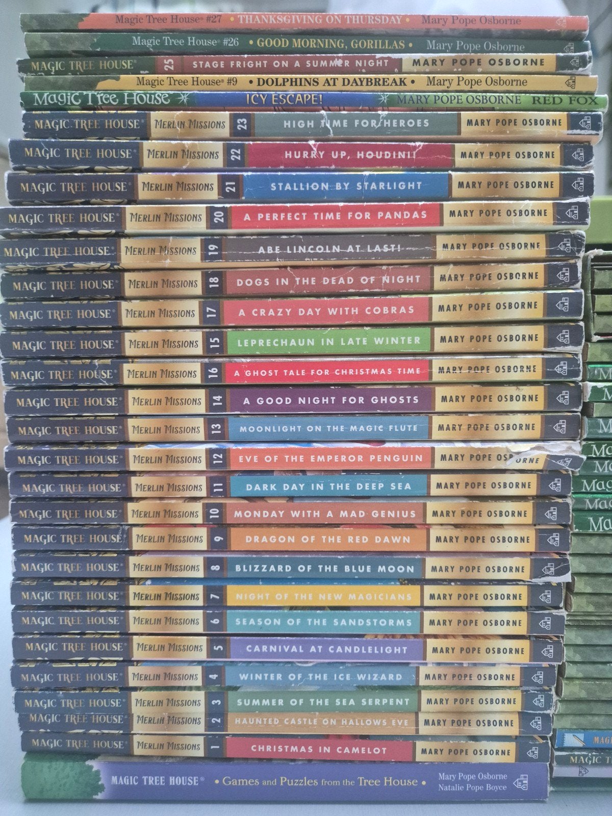 Magic Tree House Boekenreeks - Mary Pope Osborne, Ophalen of Verzenden, Gelezen, Mary Pope Osborne, Fictie algemeen