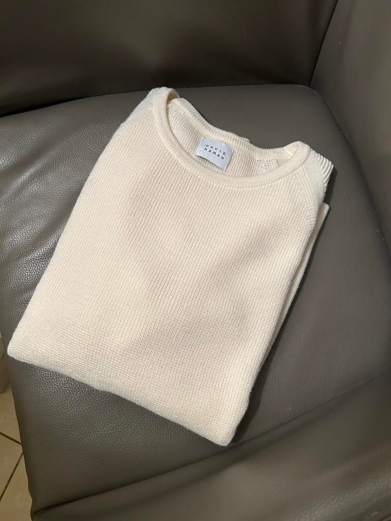 David Naman zgan trui offwhite maat L, Ophalen of Verzenden, Zo goed als nieuw, Maat 48/50 (M)