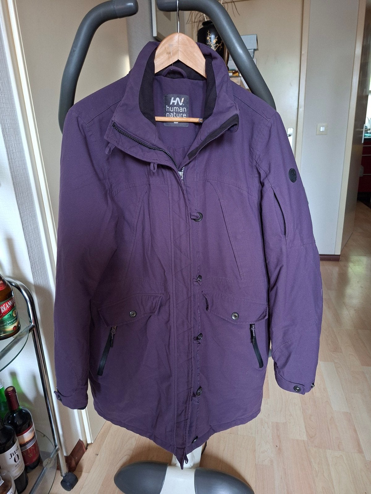 Human Nature Outdoor Jas Dames XL -, Waterdicht, Human Nature, Ophalen of Verzenden, Zo goed als nieuw, Paars