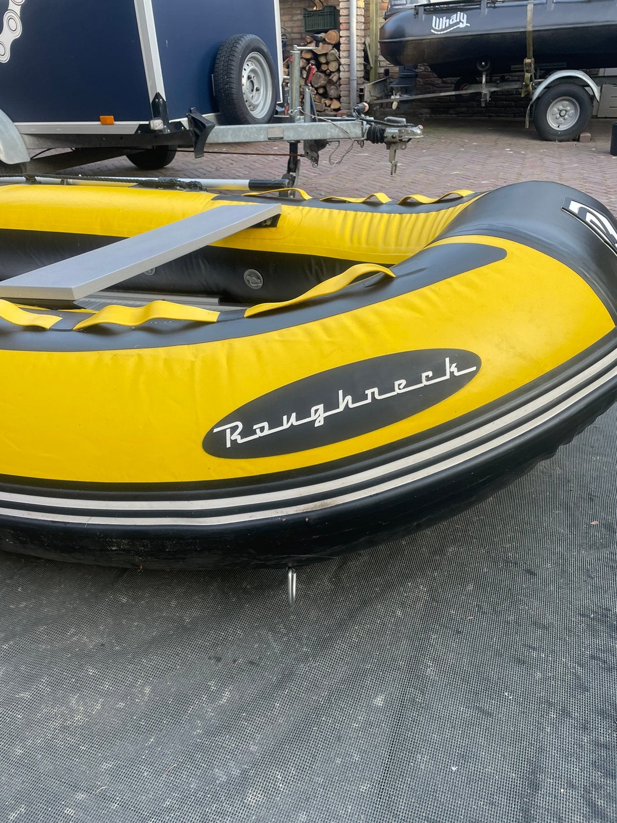 Robberboot met  motor, Watersport en Boten, Ophalen