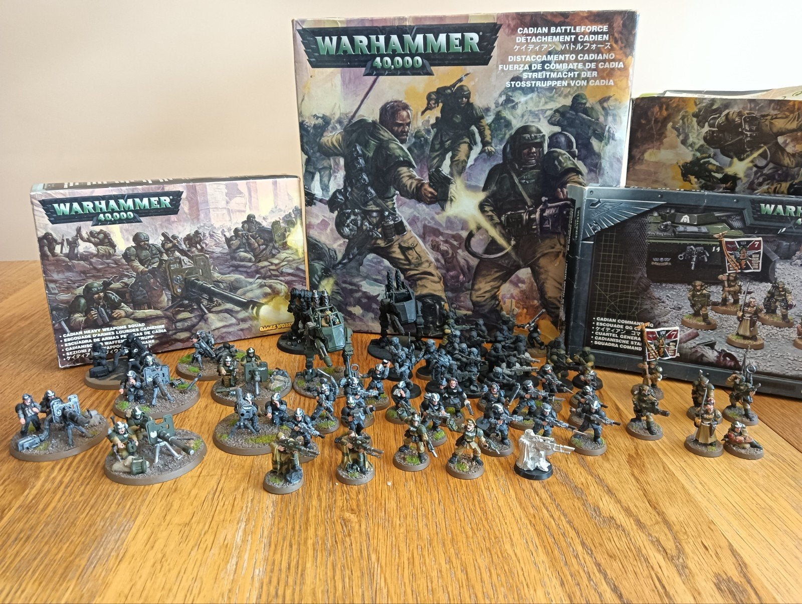 Warhammer 40.000 Cadian Battleforce en meer, Ophalen of Verzenden, Gebruikt, Warhammer 40000, Figuurtje(s)