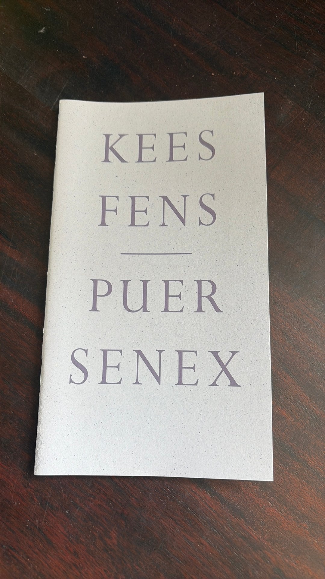 Puer Senex - Kees Fens, Ophalen of Verzenden, Gelezen, Eén auteur