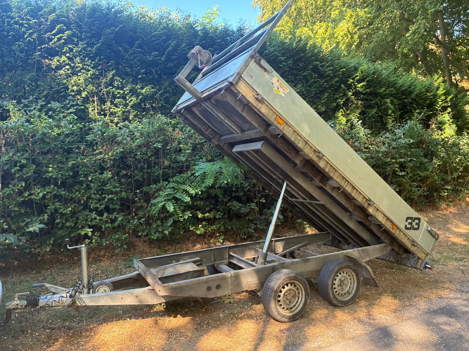 Electrische Kipper Hapert, Auto diversen, Aanhangers en Bagagewagens, Ophalen, Gebruikt