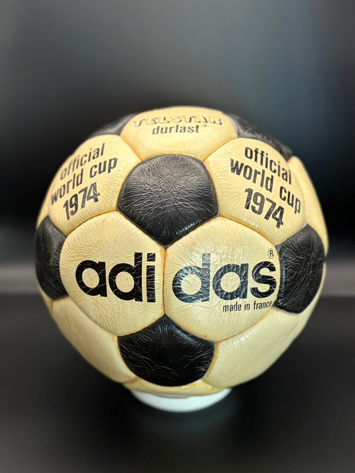 Adidas Telstar Durlast 1974 Rare Bal Wk Ek Official Matchbal, Sport en Fitness, Maat XL, Ophalen of Verzenden, Zo goed als nieuw