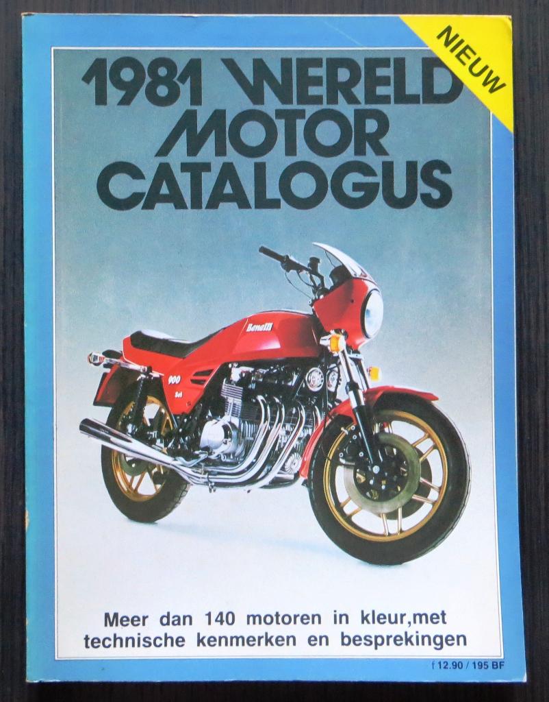 1981 Wereld Motor Catalogus, Boeken, Motoren, Gelezen, Algemeen, Verzenden