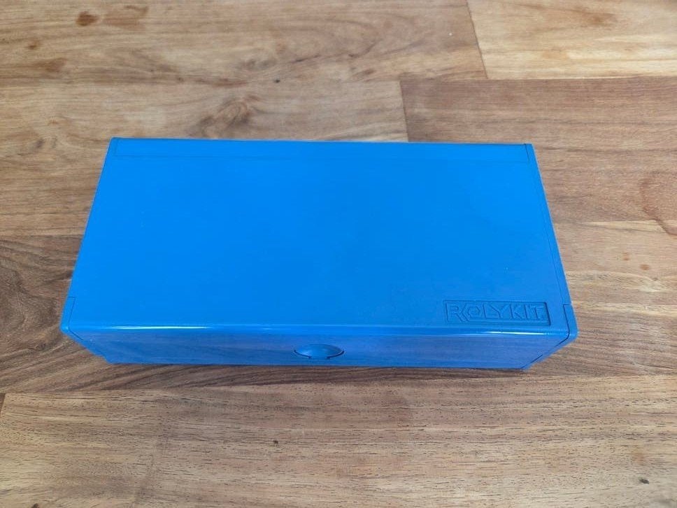 Vintage Rolykit blauw, Dutch design Samuel Meijering, Ophalen of Verzenden, Gebruikt