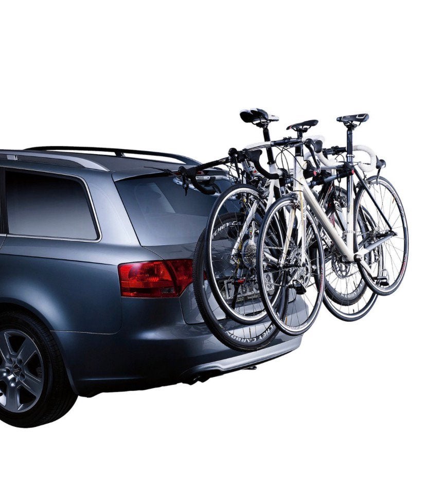Thule 9103 clip on fietsendrager Hatchback wagen achterklep., Ophalen, Zo goed als nieuw, Achterklepdrager