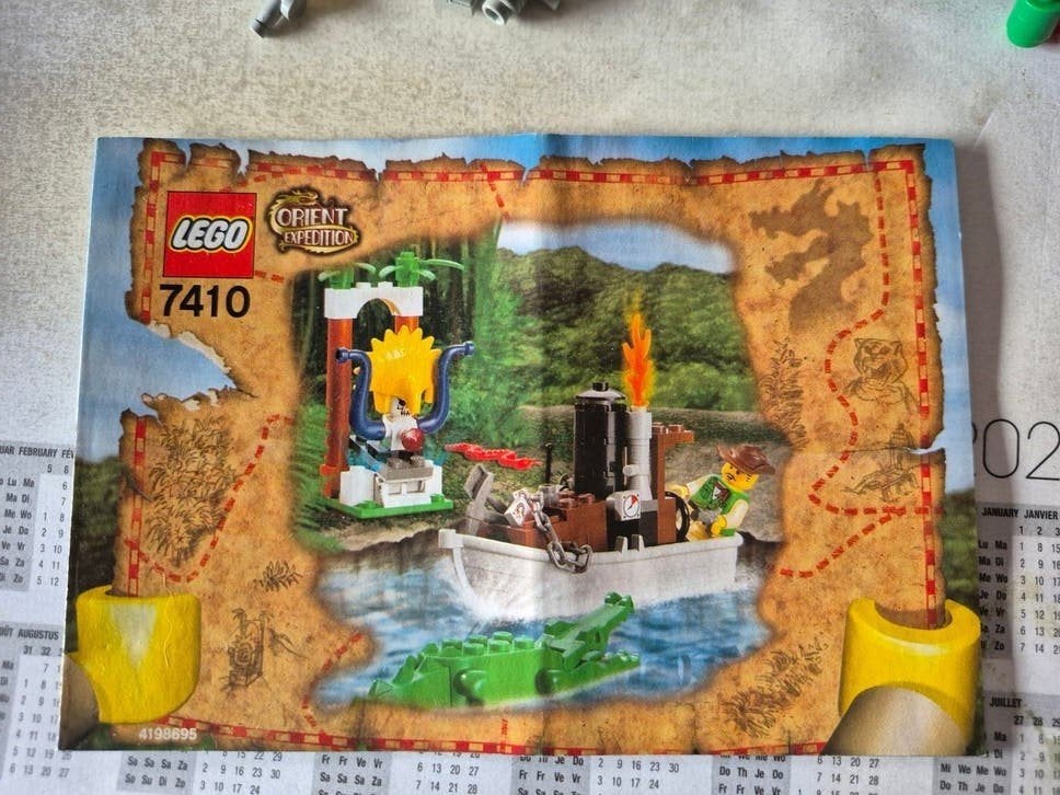 Te koop lego lego 7410 jungle river, Gebruikt, Lego, Ophalen of Verzenden, Complete set