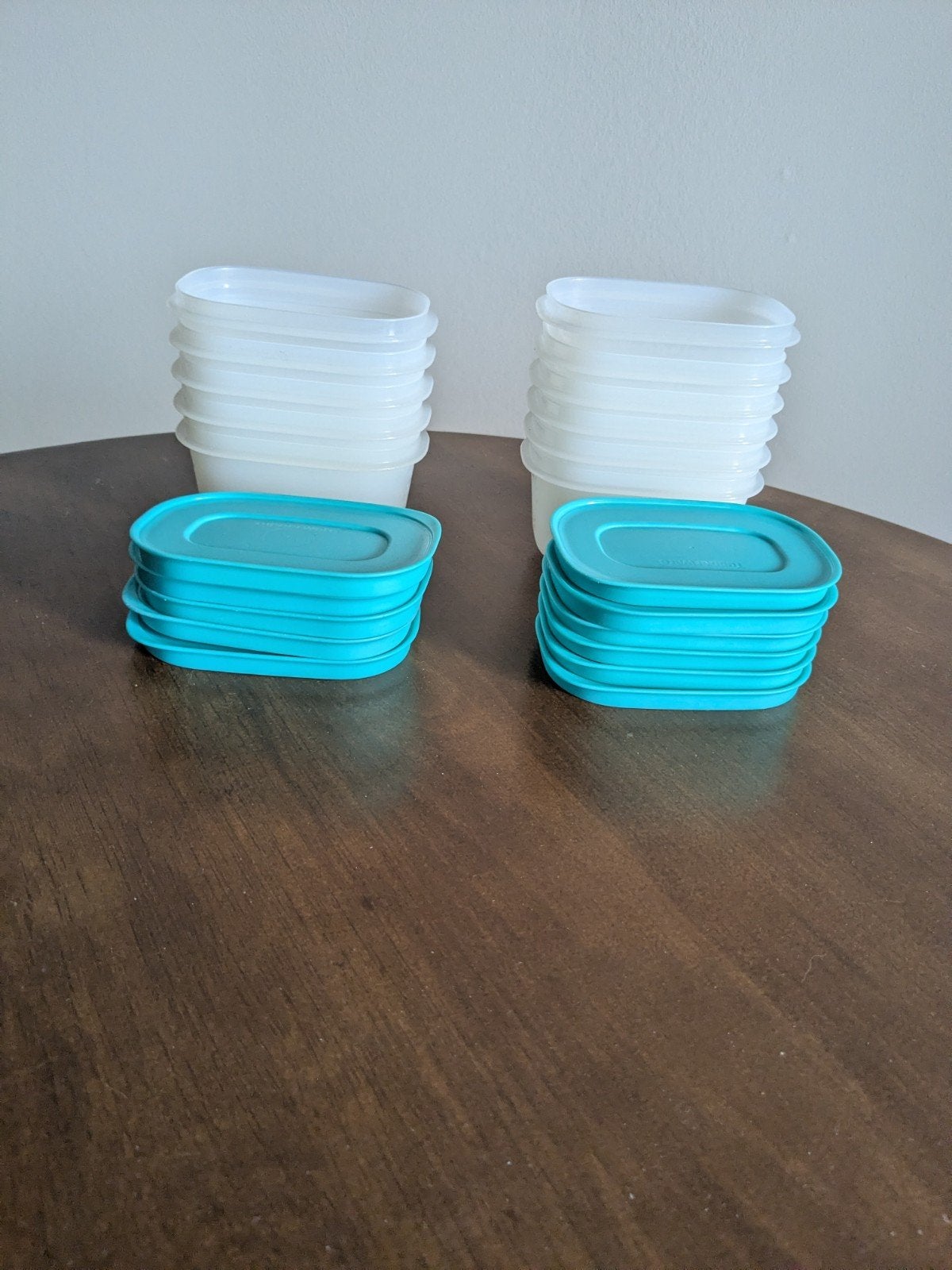 Diepvries bakjes tupperware, Ophalen