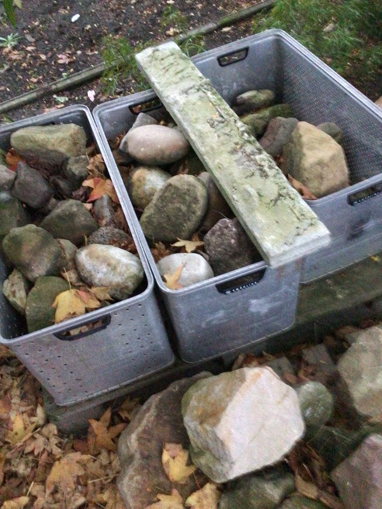 Bentheimer stenen en/of veldkeien, Ophalen, Gebruikt
