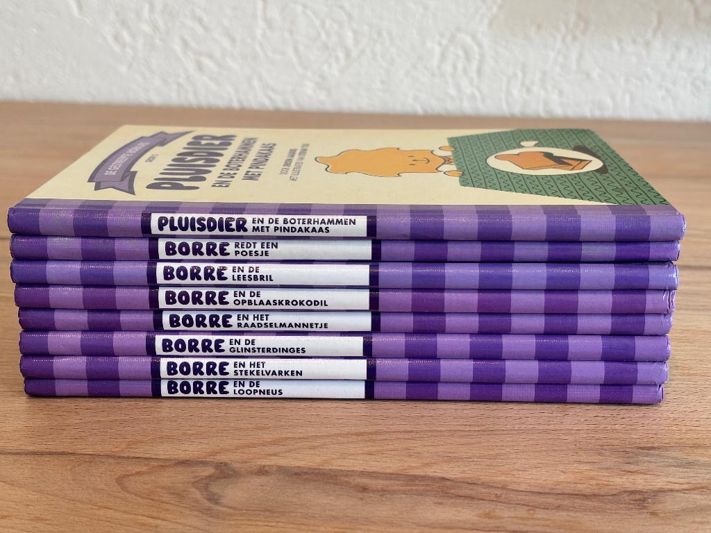 set van 8 Borre leesboekjes groep 0/1/2, Gelezen, Fictie algemeen, Ophalen of Verzenden, Jeroen Aalbers