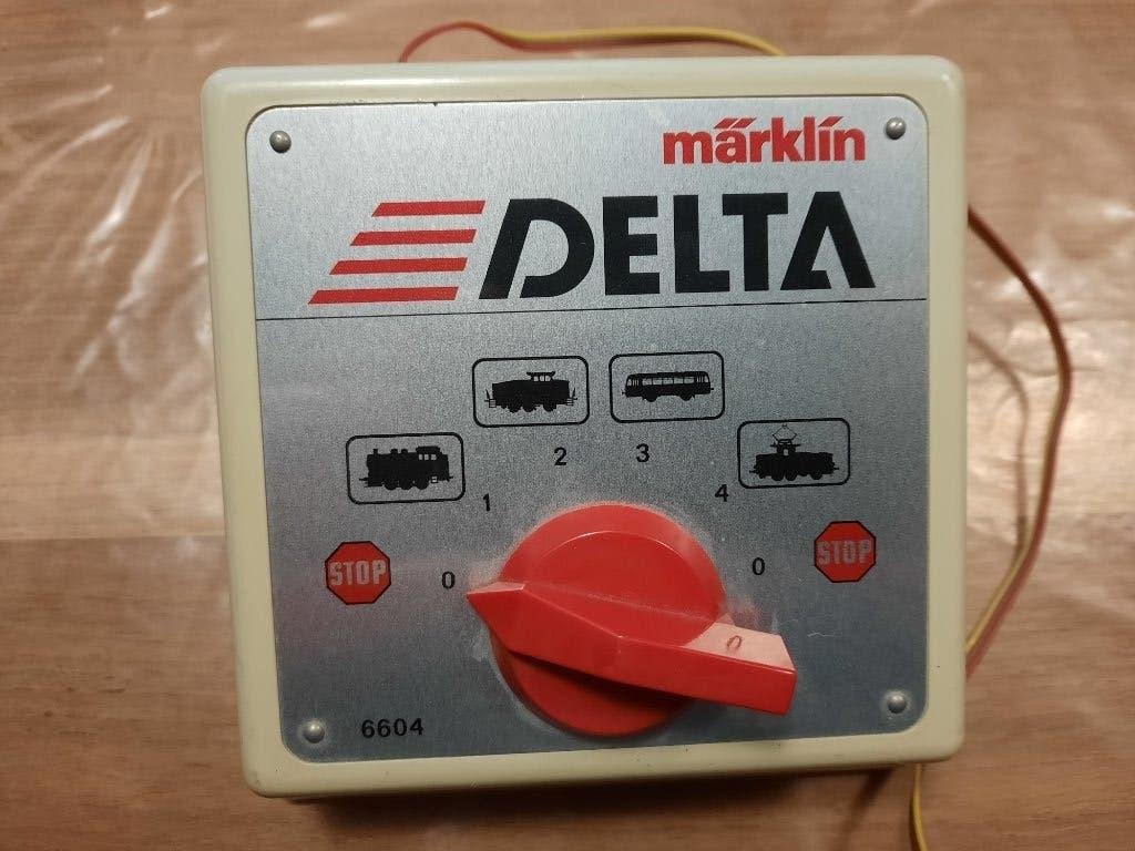 [ M21 ] Marklin - 6604 Delta Besturingseenheid, Hobby en Vrije tijd, Gebruikt, Ophalen of Verzenden, Märklin, Transformator of Voeding