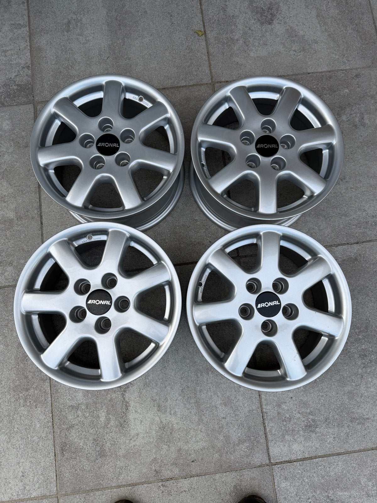 4x Nieuwe Ronal velgen 5x105 voor Opel (o.a.), Overige, 15 inch, Velg(en), Overige