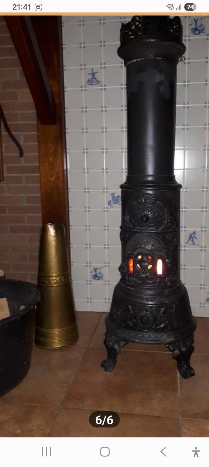 Antieke Deense Allesbrander, Huis en Inrichting, Kachels, Ophalen of Verzenden