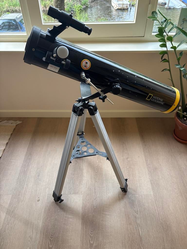 National Geographic Spiegeltelescoop met Statief, Audio, Tv en Foto, Optische apparatuur | Telescopen, 80 tot 200 mm, Met statief