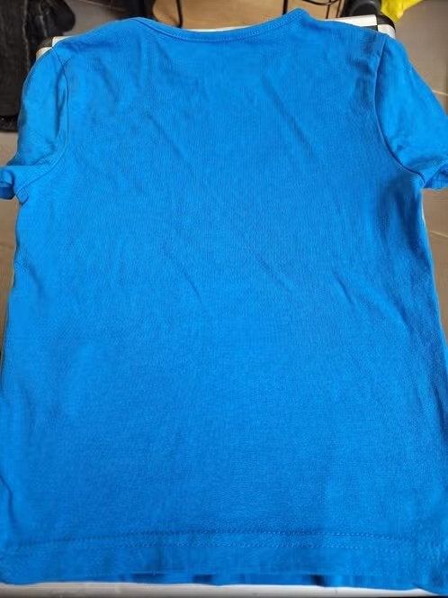Blauw Kiki en Koko tshirt Maat 104 h, Jongen of Meisje, Kiki en Koko, Onbekend, Ophalen of Verzenden