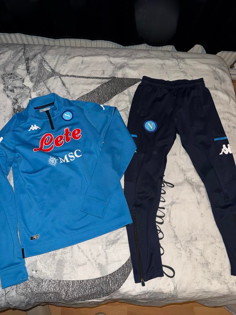 SSC Napoli Trainingspak maat S, Blauw, Ophalen of Verzenden, Zo goed als nieuw, Voetbal