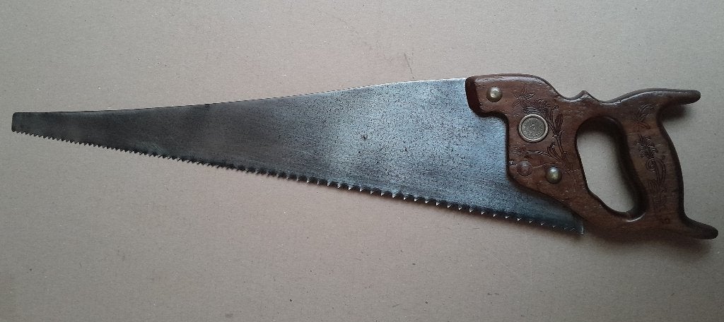 ~ Antieke Handzaag, Ophalen of Verzenden, Gebruikt