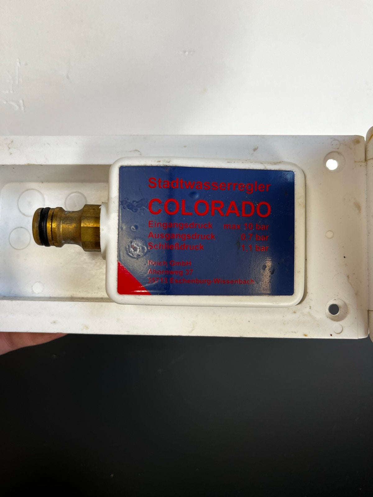 Colorado Stadswaterregelaar voor camper/caravan, Ophalen, Gebruikt